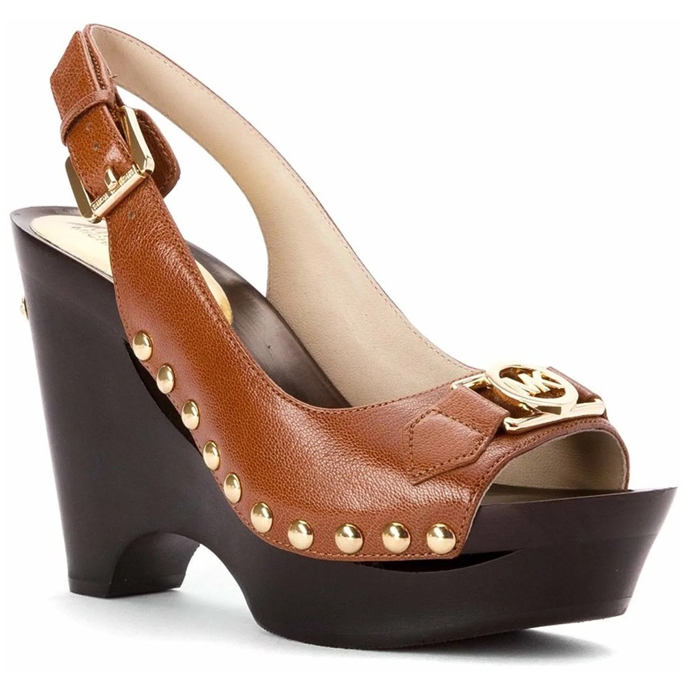 MICHAEL Michael Kors Charm Sling Platform Sandals 5